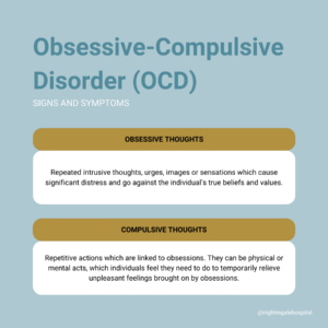 Signs and symptoms of obsessive compulsive disorder (OCD)