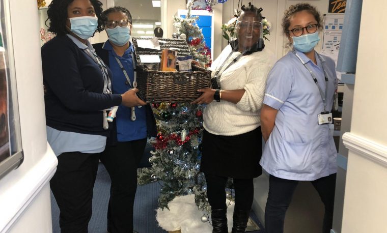 Ex-patients spoil the addiction unit team at Nightingale Hospital